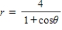 <strong>Find a polar equation of the conic with its focus at the pole. Conics Eccentrity Directrix Parabola </strong> A) B) C) D) E)