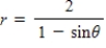 <strong>Find a polar equation of the conic with its focus at the pole. Conics Eccentrity Directrix Parabola </strong> A) B) C) D) E)