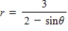 <strong>Find a polar equation of the conic with its focus at the pole. Conics Eccentrity Directrix Ellipse </strong> A) B) C) D) E)
