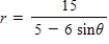 <strong>Find a polar equation of the conic with its focus at the pole. Conics Eccentricity Directrix Hyperbola </strong> A) B) C) D) E)