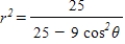 <strong>Use the following results the polar equation of the ellipse is to write the polar form of the equation of the conic . </strong> A) B) C) D) E)