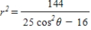 <strong>Use the following results the polar equation of the hyperbolla is to write the polar form of the equation of the conic . </strong> A) B) C) D) E)