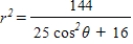 <strong>Use the following results the polar equation of the hyperbolla is to write the polar form of the equation of the conic . </strong> A) B) C) D) E)