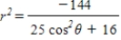 <strong>Use the following results the polar equation of the hyperbolla is to write the polar form of the equation of the conic . </strong> A) B) C) D) E)