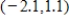 A point in polar coordinates is given.Convert the point to rectangular coordinates.Round your answers to one decimal places. 