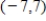 A point in rectangular coordinates is given.Convert the point to polar coordinates, r > 0. 