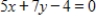 Convert the rectangular equation to polar form.Assume r > 1. 