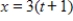 Eliminate the parameter and write the corresponding rectangular equation whose graph represents the curve. 