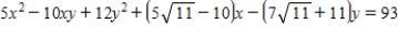 Determine the angle through which the axes are rotated.Round your answer to two decimal places. 