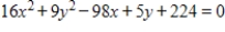 Identify the equation as a circle, a parabola, an ellipse, or a hyperbola. 