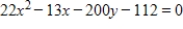 Select the graph of the equation as a circle, a parabola, an ellipse, or a hyperbola. 