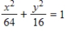 Find the Eccentricity of the conic. ​   ​