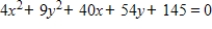 Identify the conic by writing the equation in standard form. 