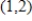 Find the standard form of the equation of the parabola with the given characteristics. Vertex: ; directrix: 