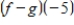 <strong>Evaluate the indicated function for and . </strong> A)28 B)38 C)-38 D)125 E)17