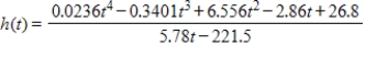 <strong>The number of people playing tennis T (in millions) in the United States from 2000 through 2007 can be approximated by the function And the U.S.population P (in millions) from 2000 through 2007 can be approximated by the function , where t represents the year, with t = 0 corresponding to 2000. Find . </strong> A) B) C) D) E)