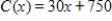 <strong>The weekly cost C of producing units x in a manufacturing process is given by .The number of units x produced in t hours is given by . Find the cost of the units produced in 6 hours. </strong> A)11,855 B)11,850 C)11,846 D)13,350 E)11,854