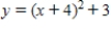 <strong>Use the graph of to write an equation for the function whose graph is shown. </strong> A) B) C) D) E)