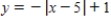 <strong>Use the graph of to write an equation for the function whose graph is shown. </strong> A) B) C) D) E)