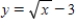 <strong>Use the graph of to write an equation for the function whose graph is shown. </strong> A) B) C) D) E)