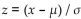 <strong>The distribution of certain test scores is a nonstandard normal distribution with a mean of 50 and a standard deviation of 6. What are the values of the mean and standard deviation after all test scores have been Standardized by converting them to z-scores using   ?</strong> A) The mean is 10 and the standard deviation is 100. B) The mean is 0 and the standard deviation is 1. C) The mean is 100 and the standard deviation is 10. D) The mean is 1 and the standard deviation is 0. <div style=padding-top: 35px> 