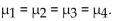 Four independent samples of 100 values each are randomly drawn from populations that are normally distributed with equal variances. You wish to test the claim that i) If you test the individual claims , how many ways can you pair off the 4 means? ii) Assume that the tests are independent and that for each test of equality between two means, there is a 0.99 probability of not making a type I error. If all possible pairs of means are tested for equality, what is the probability of making no type I errors? iii) If you use analysis of variance to test the claim that at the 0.01 level of significance, what is the probability of not making a type I error?