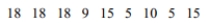 <strong>Find the standard deviation for the given sample data. Round your answer to one mor? decimal place than the original data. </strong> A) 5.1 B) 5.4 C) 1.6 D) 5.8