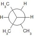 <strong>Find the correct Newman projection formula showing a staggered conformer of n-hexane.</strong> A)   B)   C)   D)   E)   <div style=padding-top: 35px> 