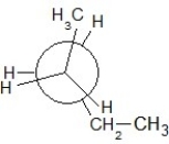 <strong>Which of the following Newman projections shows an antistaggered conformation of n-pentane?</strong> A)   B)   C)   D)   E)   <div style=padding-top: 35px> 