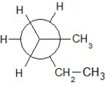 <strong>Which of the following Newman projections shows an antistaggered conformation of n-pentane?</strong> A)   B)   C)   D)   E)   <div style=padding-top: 35px> 