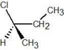 <strong>Which of the following structures is S-2-chlorobutane?</strong> A)   B)   C)   D)   E)   <div style=padding-top: 35px> 