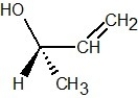 <strong>Which of the following structures is R-but-3-en-2-ol?</strong> A)   B)   C)   D)   E)   <div style=padding-top: 35px> 