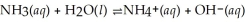 Determine the ammonia concentration of an aqueous solution that has a pH of 11. 00. The equation for the dissociation of NH<sub>3</sub> (K<sub>b </sub>= 1.8 × 10<sup>-5</sup>) is below: