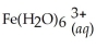 Express the equilibrium constant for the following reaction: + 6CN<sup>-</sup>(aq) ⇌ + 6H<sub>2</sub>O(l)
