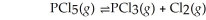 Phosphorus pentachloride decomposes to phosphorus trichloride at high temperatures according to the equation: At 250° 0. 125 mol L<sup>-1</sup> PCl<sub>5</sub> is added to the flask. If K<sub>c</sub> = 1.80 mol L<sup>-1</sup>, what are the equilibrium concentrations of each gas?