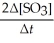 <strong>Given the following balanced equation, determine the rate of reaction with respect to [SO<sub>3</sub>]. 2SO<sub>2</sub>(g) + O<sub>2</sub>(g) → 2SO<sub>3</sub>(g)</strong> A) Rate = -     B) Rate = +     C) Rate = -   D) Rate = +   E) It is not possible to determine the answer without more information. <div style=padding-top: 35px> 