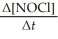<strong>Given the following balanced equation, determine the rate of reaction with respect to [NOCl]. 2NO(g) + Cl<sub>2</sub>(g) → 2NOCl(g)</strong> A) Rate = -     B) Rate = +     C) Rate = -     D) Rate = -   E) It is not possible to determine the answer without more information. <div style=padding-top: 35px> 