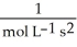 <strong>What is the unit of k in the following rate law? Rate = k[X][Y]<sup>2</sup></strong> A)   B)   C) M<sup>2</sup> s D)   E)   <div style=padding-top: 35px> 