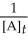<strong>Which of the following represents the integrated rate law for a first-order reaction?</strong> A)   = -kt B)   -   = kt C) [A]<sub>t</sub> - [A]<sub>0</sub> = -kt D) k = Ae<sup>(-</sup><sup>E</sup><sub>a</sub>/RT) E)   =     + lnA <div style=padding-top: 35px> 