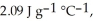 The enthalpy change for converting 1.00 mol of ice at -60.0°C to water at 80.0°C is The specific heats of ice, water, and steam are and respectively. For O, = 6.01 kJ mol<sup>-1</sup>, and .