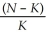 <strong>Using the logistic growth model,population growth would be represented by dN/dt =</strong> A) . B)rN. C)rN (K + N). D)rN . E)rN .