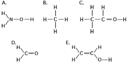 Figure 3.3 -Which of the structures illustrated in Figure 3.3 contain(s)a carbonyl functional group?
