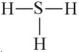 <strong>If an atom of sulfur (atomic number 16)were allowed to react with atoms of hydrogen (atomic number 1),which of the following molecules would be formed?</strong> A)S-H B)H-S-H C) D) E)H = S = H