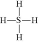 <strong>If an atom of sulfur (atomic number 16)were allowed to react with atoms of hydrogen (atomic number 1),which of the following molecules would be formed?</strong> A)S-H B)H-S-H C) D) E)H = S = H