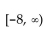 Write the word or phrase that best completes each statement or answers the question. Convert to inequality notation. Find the endpoints and state whether the interval is bounded or unbounded, and its type.
