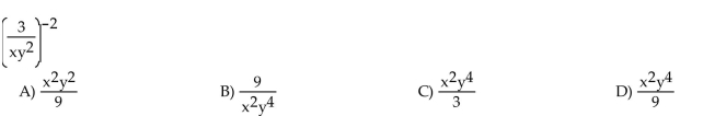 Simplify the expression. Assume that the variables in the denominator are nonzero.