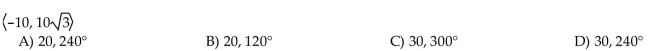 Find the magnitude and direction angle for the following vector. Give the direction angle as an angle in [0°, 360°) rounded to the nearest tenth.