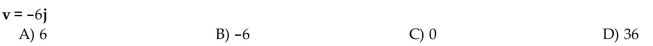 Use the dot product to find