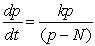 <strong>There is a theory that says the rate at which information spreads by word of mouth is proportional to the product of the number of people who have heard the information and the number who have not. Suppose the total population is N. Which of the following differential equations describe the rate,   , at which the information spreads by word of mouth?</strong> A)   B)   C)   D)   <div style=padding-top: 35px> 