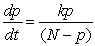 <strong>There is a theory that says the rate at which information spreads by word of mouth is proportional to the product of the number of people who have heard the information and the number who have not. Suppose the total population is N. Which of the following differential equations describe the rate,   , at which the information spreads by word of mouth?</strong> A)   B)   C)   D)   <div style=padding-top: 35px> 
